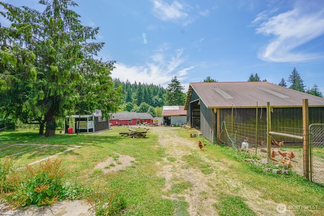 19910 NE 356th St, Yacolt, WA 98675 - view of yard with an outbuilding