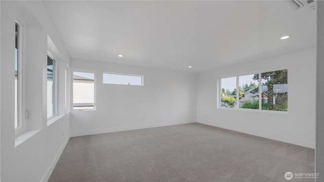 1225 S 234th Dr, Des Moines, WA 98198 - carpeted spare room with recessed lighting and baseboards