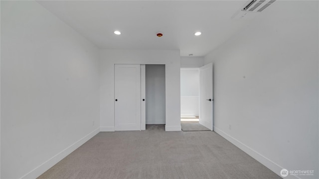 1225 S 234th Dr, Des Moines, WA 98198 - unfurnished bedroom with recessed lighting, carpet flooring, and a closet