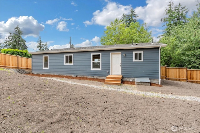 15807 78th Avenue Ct E, Puyallup, WA 98375 - rear view of property with a fenced backyard
