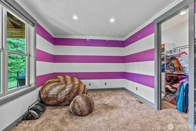 140 Bowers, Chehalis, WA 98532 - rec room with carpet and recessed lighting