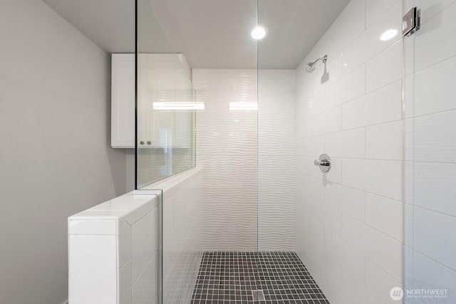 102 NW 132nd St, Seattle, WA 98177 - bathroom featuring a tile shower