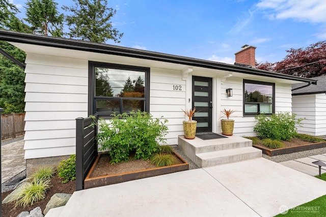 102 NW 132nd St, Seattle, WA 98177 - view of front of property with a chimney