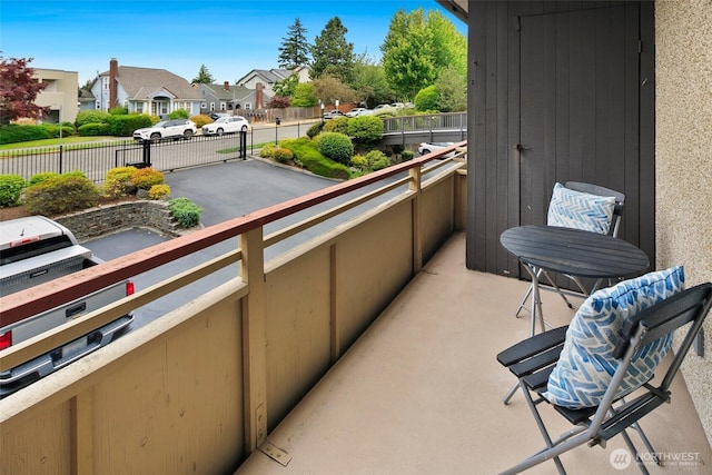 4444 44th Ave SW Unit 101, Seattle, WA 98116 - balcony with a residential view