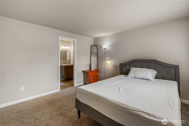 1513 154th St E, Tacoma, WA 98445 - bedroom with carpet flooring, ensuite bath, and a textured ceiling