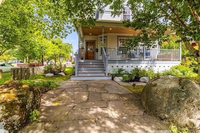 1615 Monroe St, Bellingham, WA 98225 - view of front facade featuring covered porch