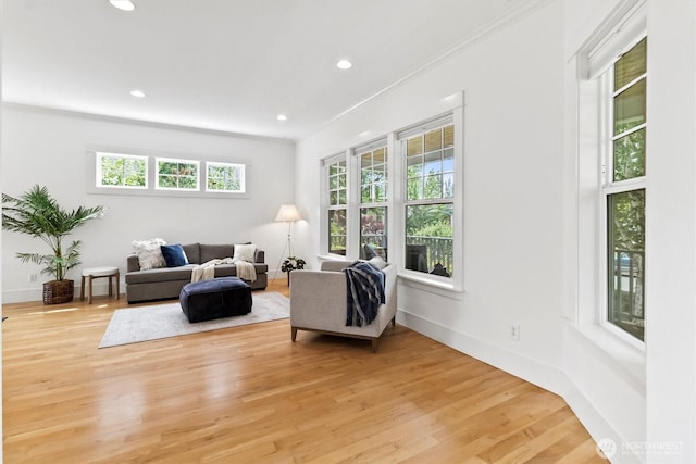 1615 Monroe St, Bellingham, WA 98225 - living area with light wood-style flooring and recessed lighting