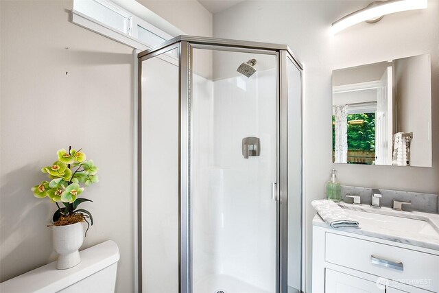 3906 141st Pl SE, Mill Creek, WA 98012 - full bath with a shower stall and vanity