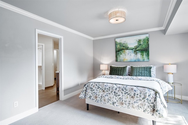 3906 141st Pl SE, Mill Creek, WA 98012 - bedroom with crown molding and carpet flooring