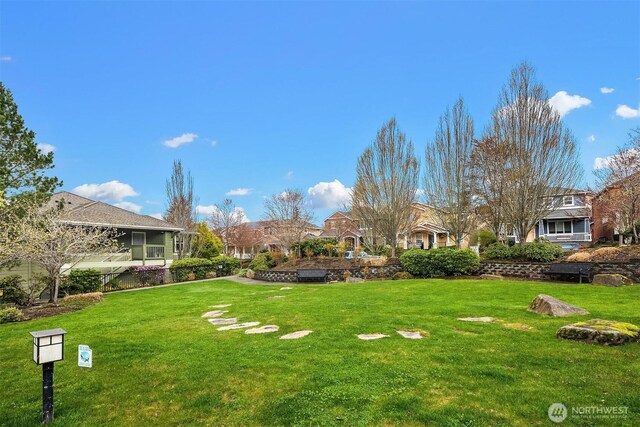 1957 23rd Pl NE Unit 201, Issaquah, WA 98029 - view of green lawn with a residential view