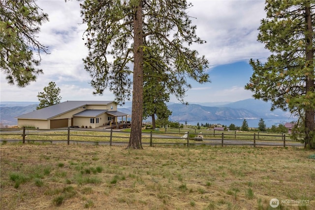 95 Horizon Ln, Chelan, WA 98816 - view of yard with a mountain view and a rural view