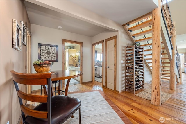 95 Horizon Ln, Chelan, WA 98816 - wine area featuring light wood-style flooring and plenty of natural light