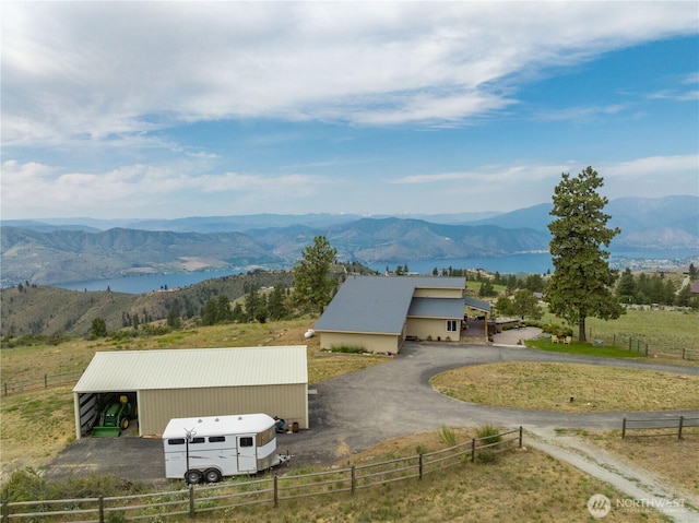 95 Horizon Ln, Chelan, WA 98816 - view of mountain background with a large body of water