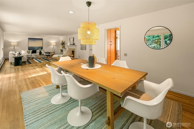 2325 38th Ave E, Seattle, WA 98112 - dining area with light wood finished floors and recessed lighting