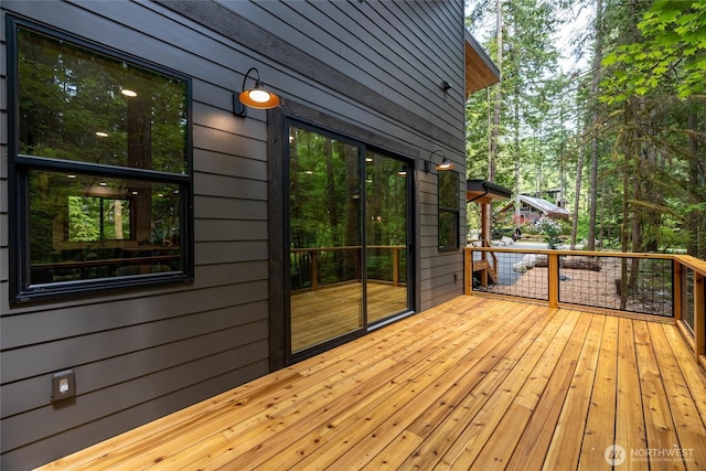 7489 Olsen Dr, Deming, WA 98244 - view of wooden deck