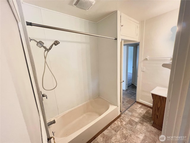 552 Maple St S, Okanogan, WA 98844 - full bathroom featuring vanity and bathtub / shower combination
