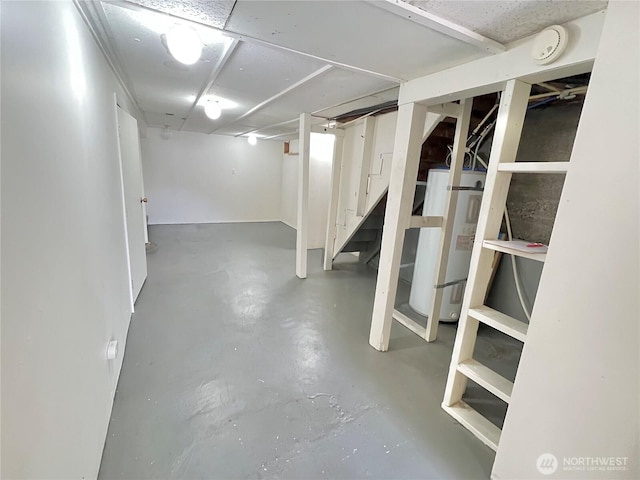 552 Maple St S, Okanogan, WA 98844 - unfinished below grade area with refrigerator and stairs