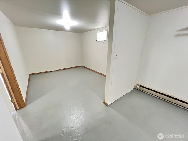 552 Maple St S, Okanogan, WA 98844 - basement featuring baseboard heating