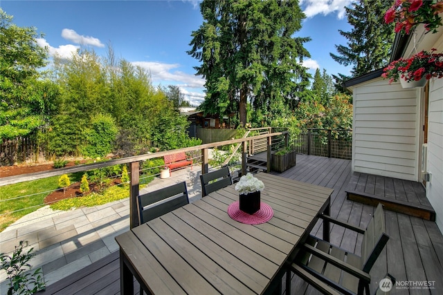8608 12th Ave SW, Seattle, WA 98106 - view of wooden deck