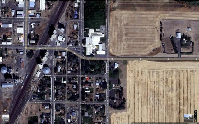 16 W Douglas St, Harrington, WA 99134 - aerial view of property's location