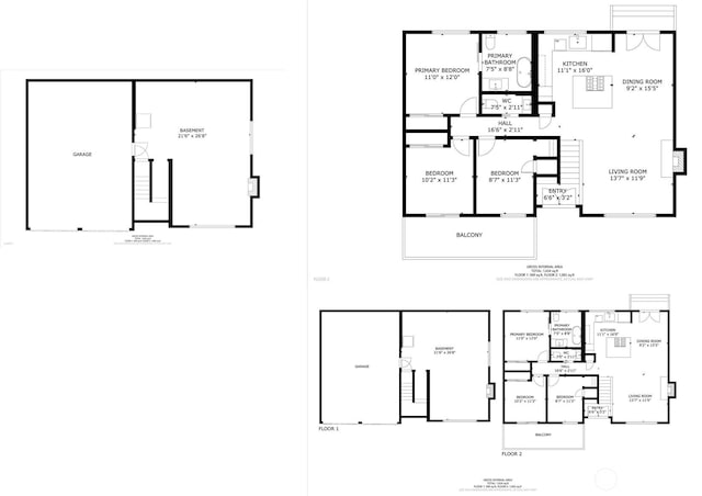 6024 Gould Ave S, Seattle, WA 98108 - view of floor plan / room layout