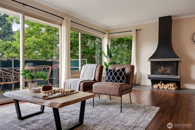1110 E Harrison St Unit 301, Seattle, WA 98102 - sunroom featuring a wood stove