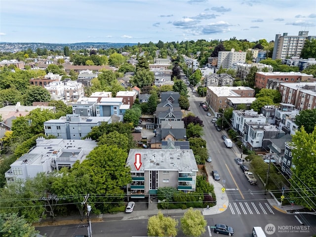 1110 E Harrison St Unit 301, Seattle, WA 98102 - drone / aerial view