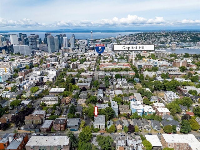 1110 E Harrison St Unit 301, Seattle, WA 98102 - view of property location with a large body of water and nearby urban area