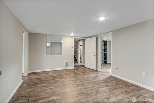3005 Old Morse Rd SE, Olympia, WA 98501 - finished basement featuring stairs and wood finished floors