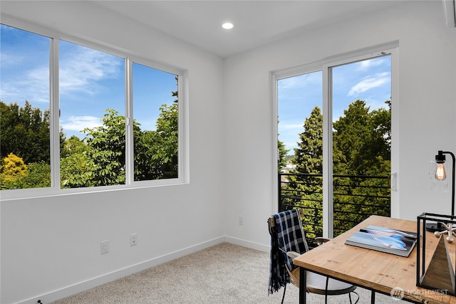 629A W Emerson Ave, Seattle, WA 98119 - office space with carpet flooring and recessed lighting