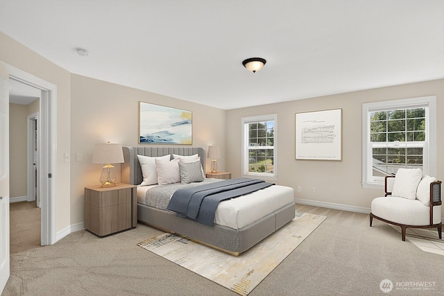 2414 42nd Pl, Anacortes, WA 98221 - bedroom with light carpet and multiple windows
