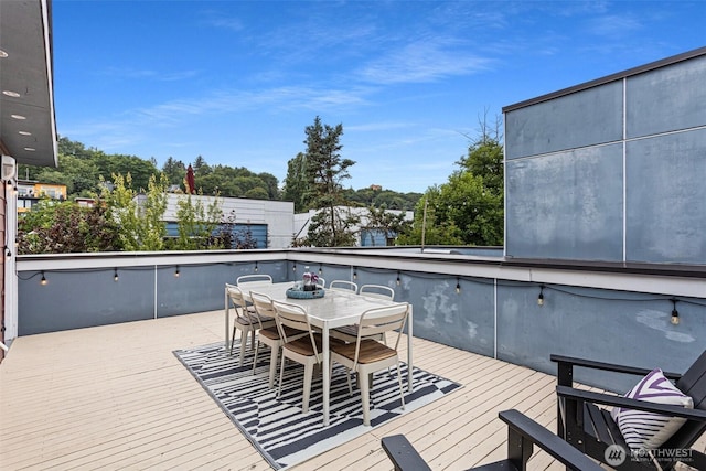 1541 18th Ave S, Seattle, WA 98144 - wooden deck featuring outdoor dining area