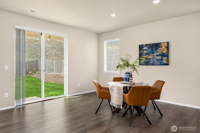 1312 Baker Heights Loop, Bremerton, WA 98312 - dining area featuring wood finished floors and recessed lighting