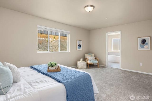 1312 Baker Heights Loop, Bremerton, WA 98312 - carpeted bedroom with baseboards and ensuite bath
