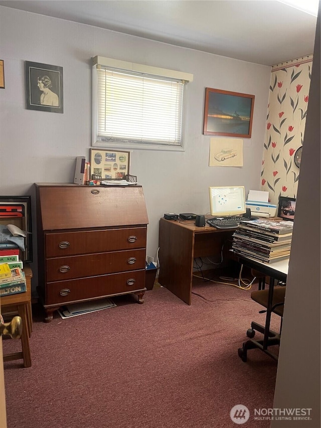 5006 N 28th, Tacoma, WA 98407 - home office featuring dark carpet