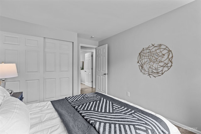 13002 145th St E, Puyallup, WA 98374 - bedroom featuring a closet and carpet flooring