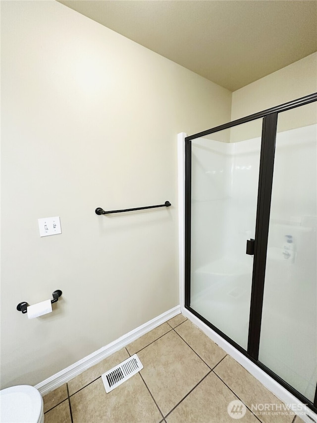 27120 105th Pl SE, Kent, WA 98030 - bathroom with a stall shower and tile patterned flooring