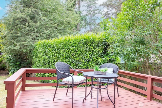 10761 Bill Point Crst NE, Bainbridge Island, WA 98110 - view of wooden terrace