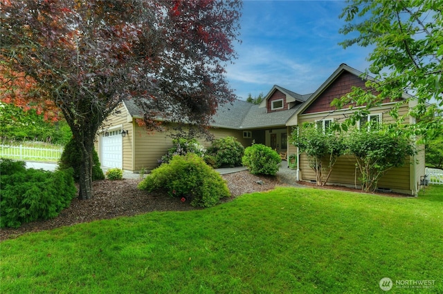 2360 Sapp Rd SW, Tumwater, WA 98512 - rear view of property featuring a lawn and a garage