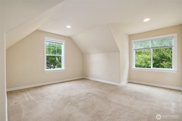 24826 SE 22nd Ct, Sammamish, WA 98075 - bonus room with carpet floors, vaulted ceiling, and recessed lighting
