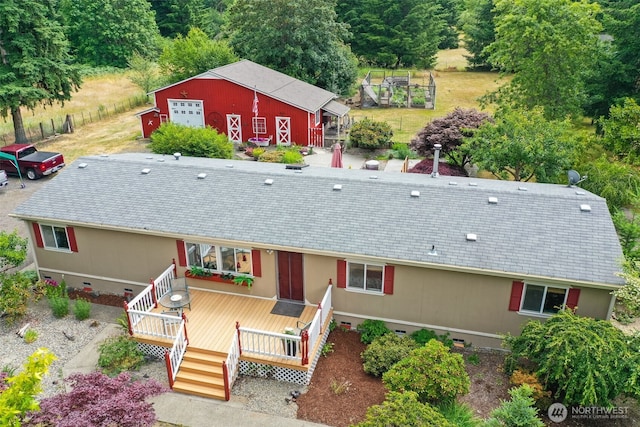 6338 Kirsop, Olympia, WA 98512 - view from above of property