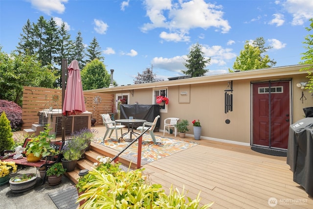 6338 Kirsop, Olympia, WA 98512 - view of wooden terrace