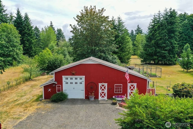 6338 Kirsop, Olympia, WA 98512 - view of outbuilding featuring gravel driveway