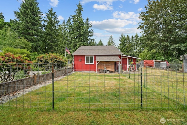 6338 Kirsop, Olympia, WA 98512 - view of yard with an outdoor structure