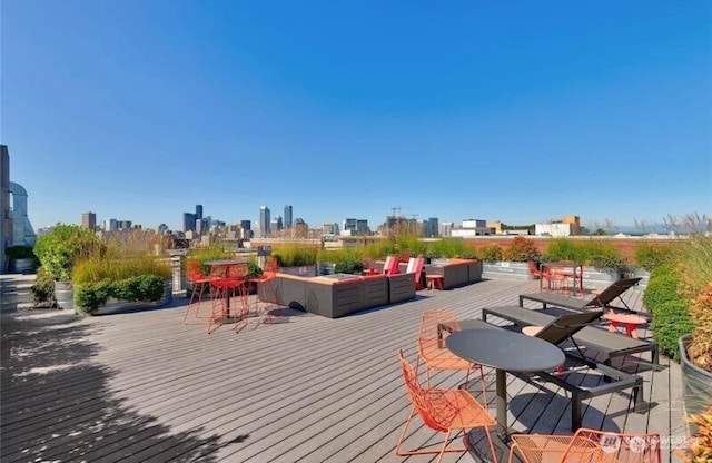 530 Broadway E Unit 130, Seattle, WA 98102 - deck featuring outdoor lounge area