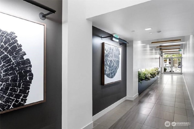 530 Broadway E Unit 130, Seattle, WA 98102 - hall featuring tile patterned flooring and recessed lighting