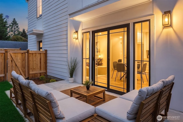 9224 36th Ave SW Unit 2, Seattle, WA 98126 - view of patio with an outdoor living space
