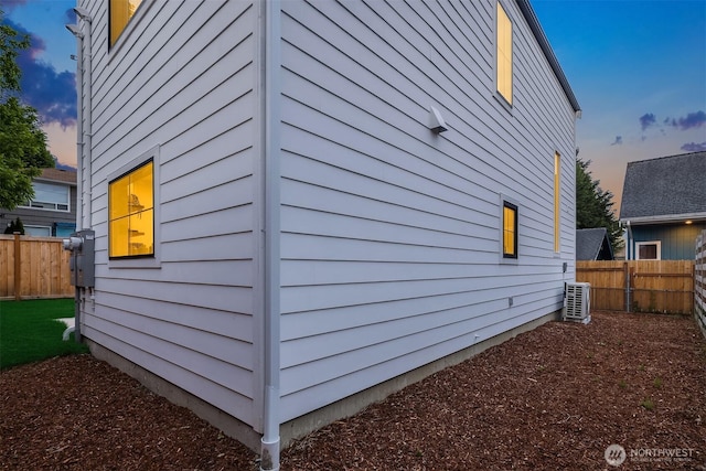 9224 36th Ave SW Unit 2, Seattle, WA 98126 - property exterior at dusk featuring a cooling unit