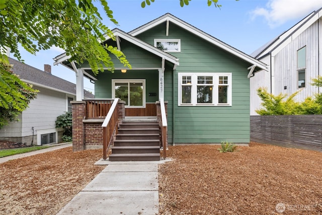 6427 Flora Ave S, Seattle, WA 98108 - view of front facade with covered porch