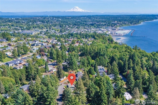 20873 2nd Pl SW, Normandy Park, WA 98166 - view of property location with a forest and a nearby body of water